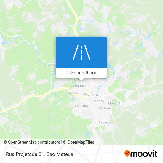 Rua Projetada 31 map
