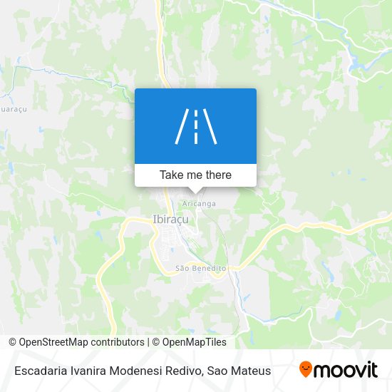 Escadaria Ivanira Modenesi Redivo map