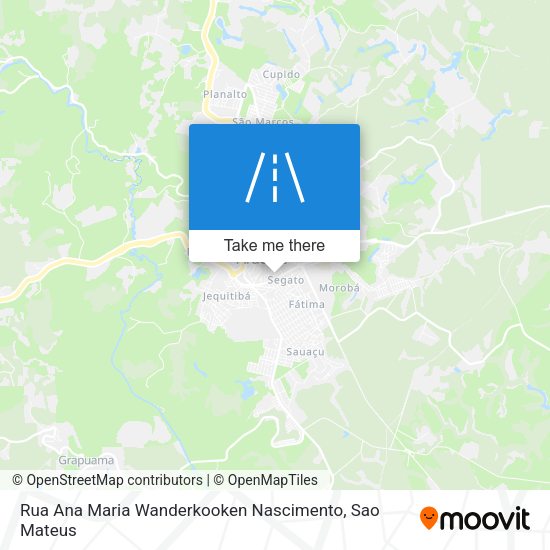 Rua Ana Maria Wanderkooken Nascimento map