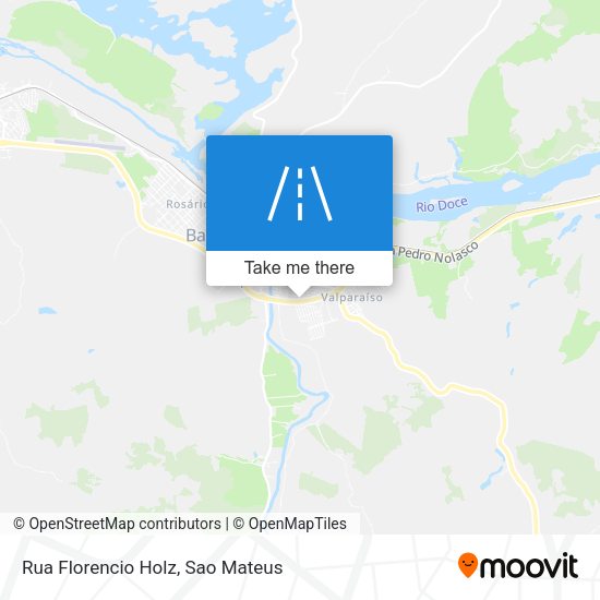 Rua Florencio Holz map