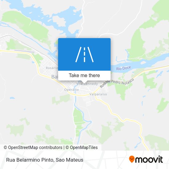 Rua Belarmino Pinto map