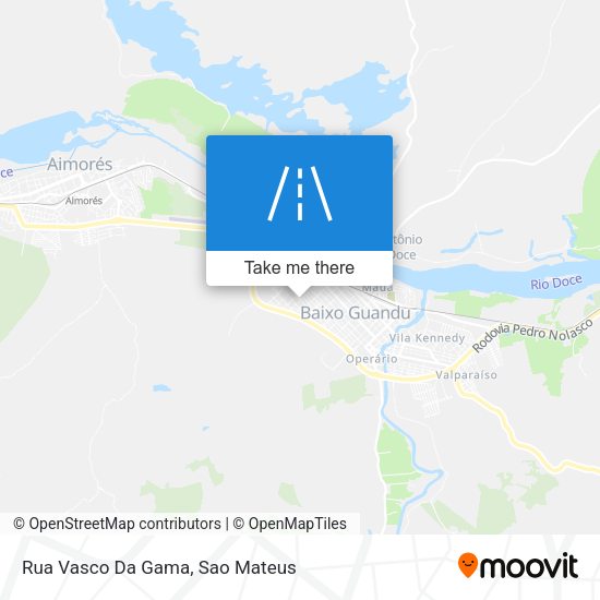 Rua Vasco Da Gama map