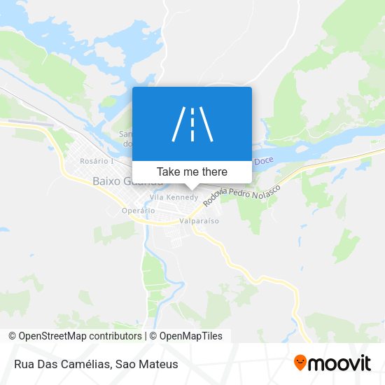 Rua Das Camélias map