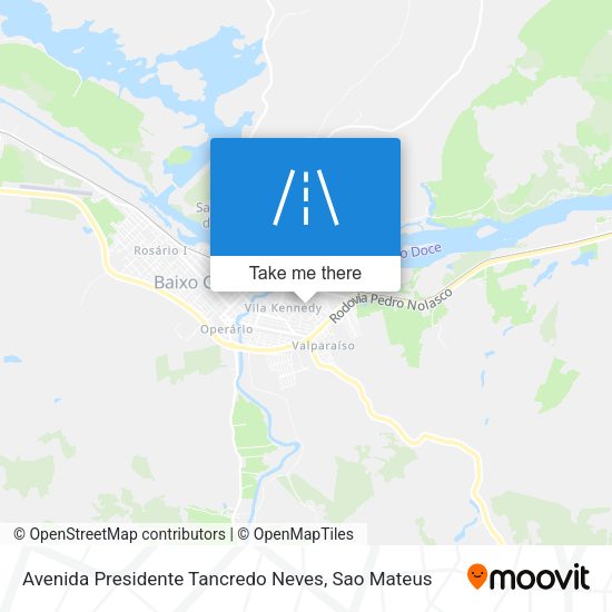Avenida Presidente Tancredo Neves map