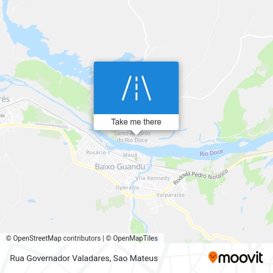Rua Governador Valadares map