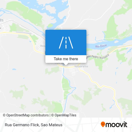 Rua Germano Flick map