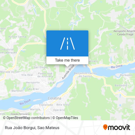 Rua João Borgui map