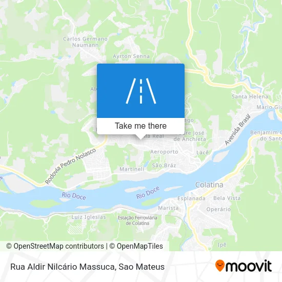 Rua Aldir Nilcário Massuca map