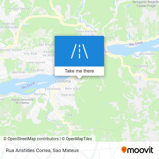 Rua Aristides Correa map