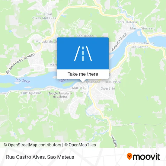 Rua Castro Alves map