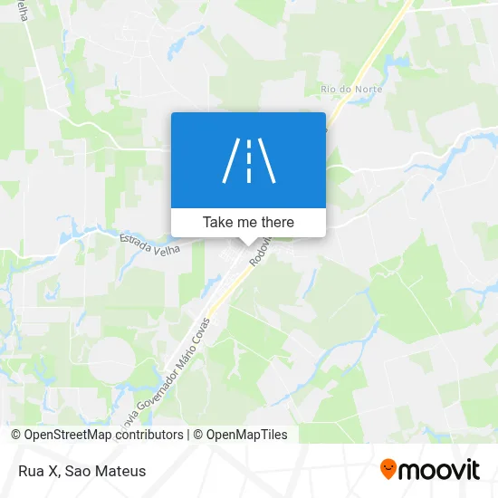 Rua X map