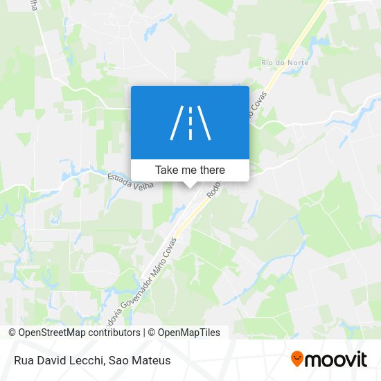 Rua David Lecchi map