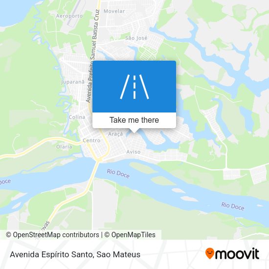 Avenida Espírito Santo map