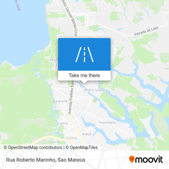 Rua Roberto Marinho map