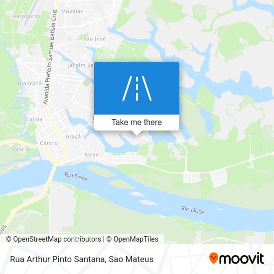 Rua Arthur Pinto Santana map