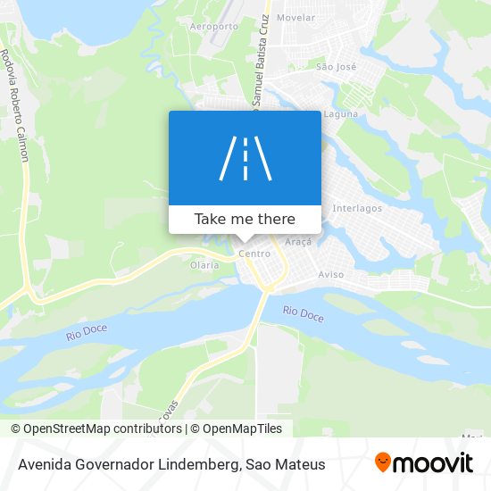 Avenida Governador Lindemberg map