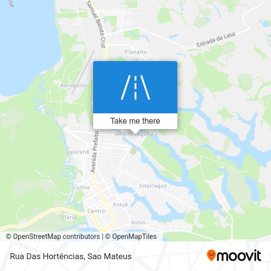 Rua Das Hortências map