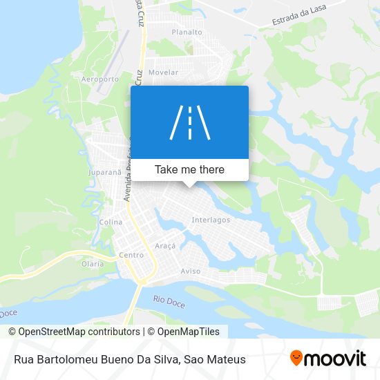 Rua Bartolomeu Bueno Da Silva map