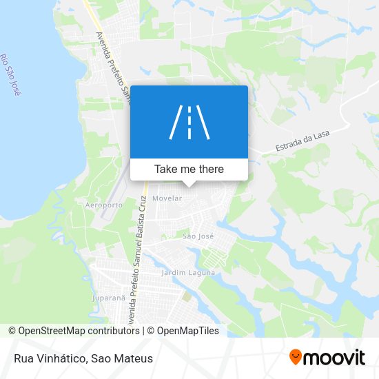 Rua Vinhático map