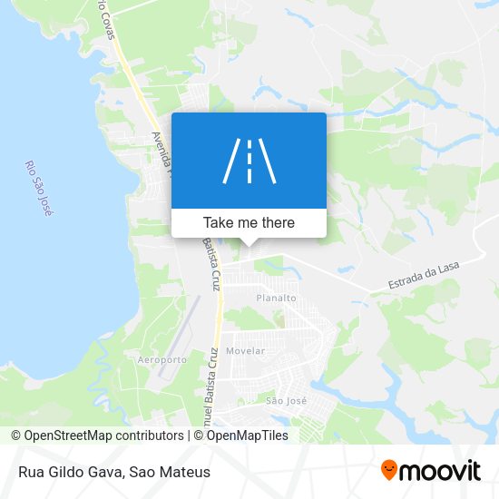 Rua Gildo Gava map
