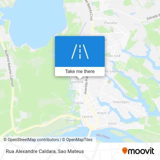 Rua Alexandre Caldara map