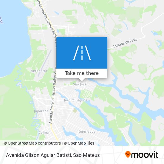 Avenida Gilson Aguiar Batisti map