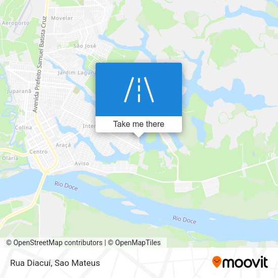 Rua Diacuí map