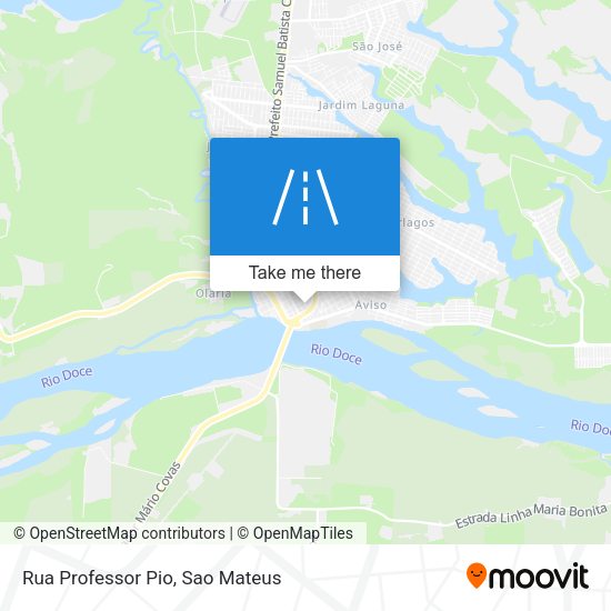 Rua Professor Pio map