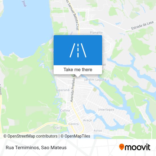 Rua Temiminos map