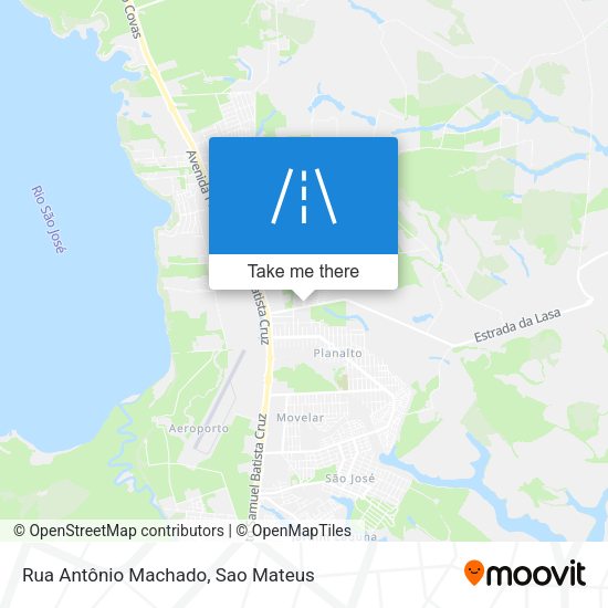 Rua Antônio Machado map