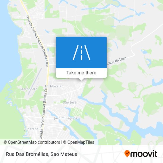 Rua Das Bromélias map
