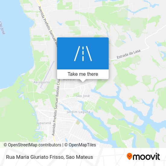 Rua Maria Giuriato Frisso map