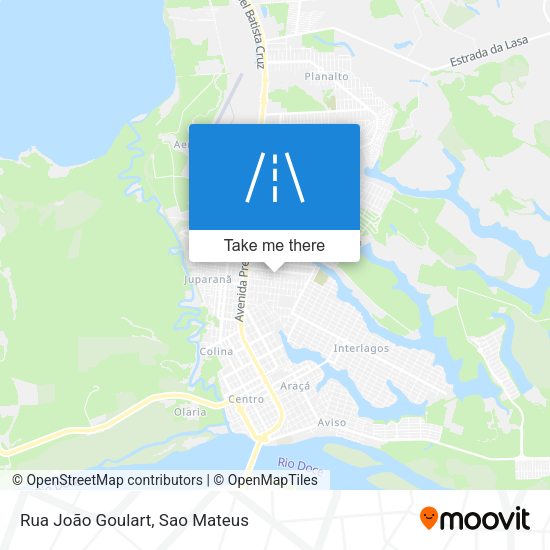 Rua João Goulart map