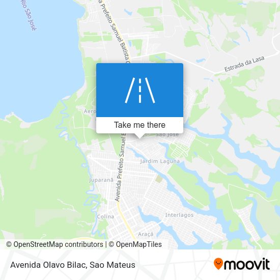 Avenida Olavo Bilac map