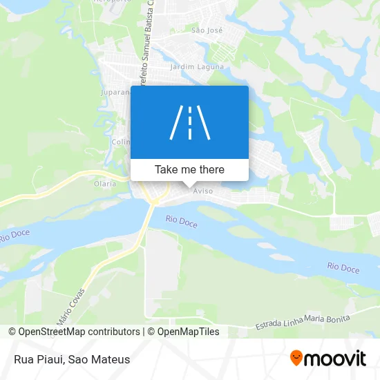 Rua Piaui map