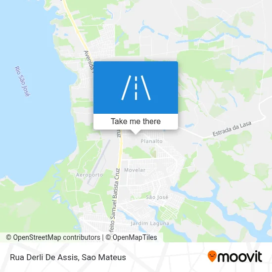 Rua Derli De Assis map