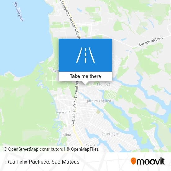 Rua Felix Pacheco map