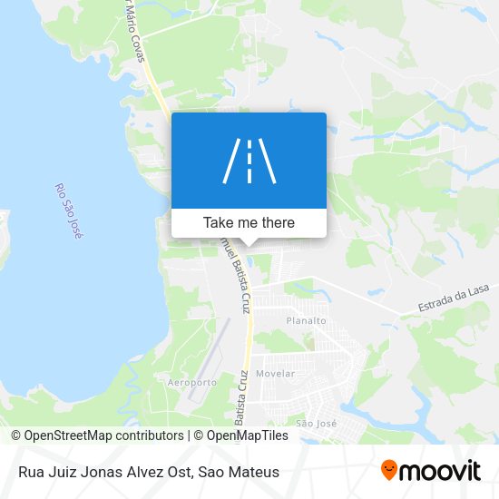 Rua Juiz Jonas Alvez Ost map