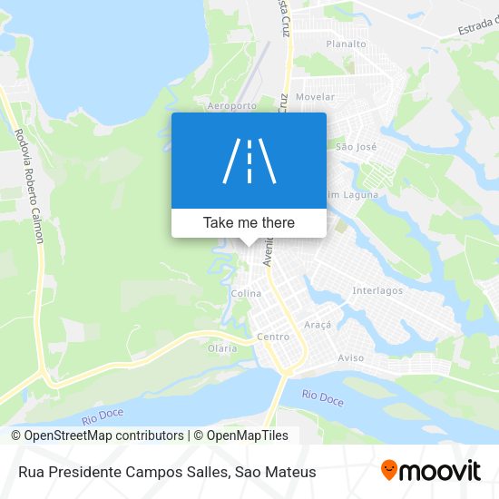 Rua Presidente Campos Salles map