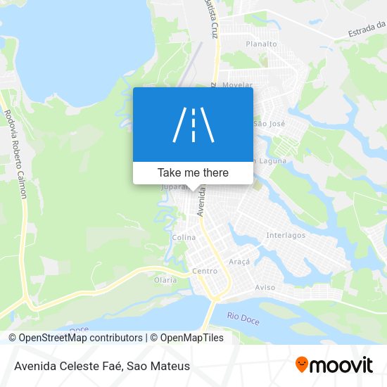 Avenida Celeste Faé map
