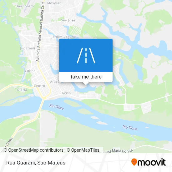 Rua Guarani map