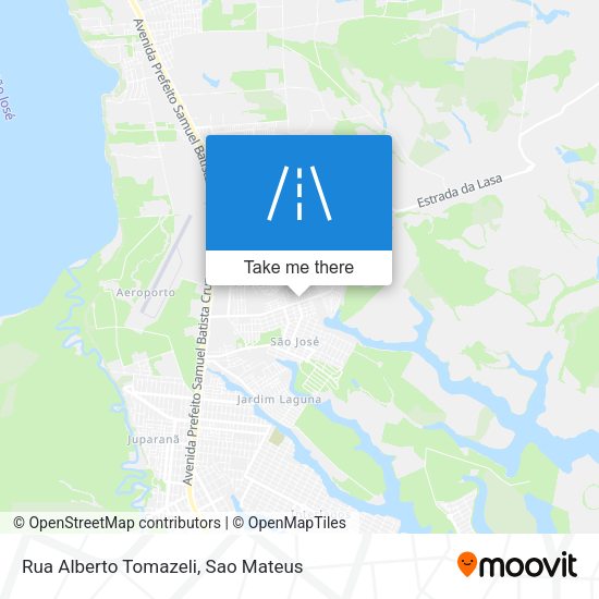 Rua Alberto Tomazeli map