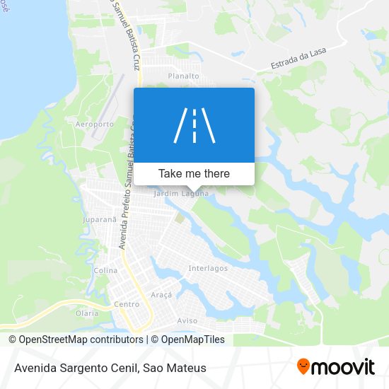 Avenida Sargento Cenil map