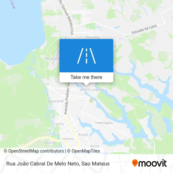 Rua João Cabral De Melo Neto map