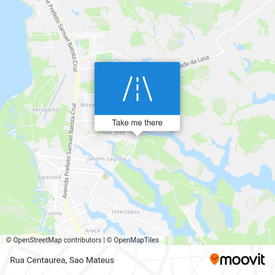 Rua Centaurea map