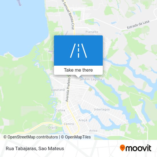 Rua Tabajaras map