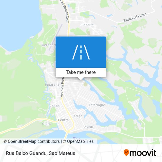 Rua Baixo Guandu map