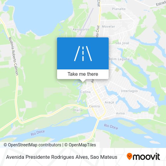 Avenida Presidente Rodrigues Alves map