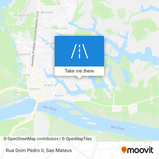 Rua Dom Pedro II map