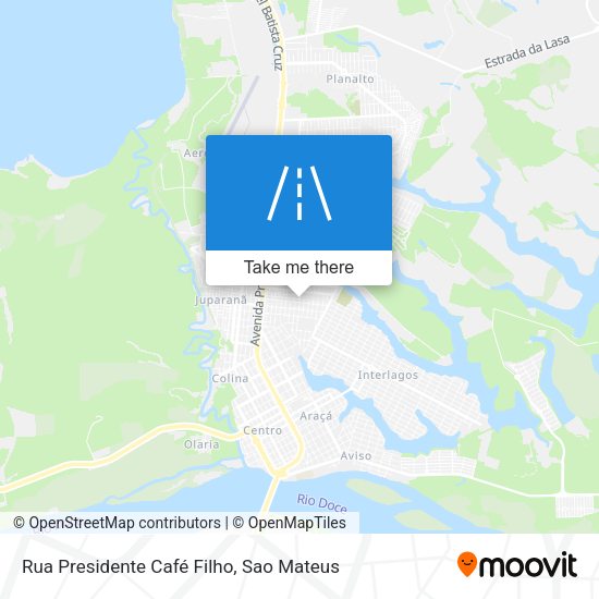 Rua Presidente Café Filho map